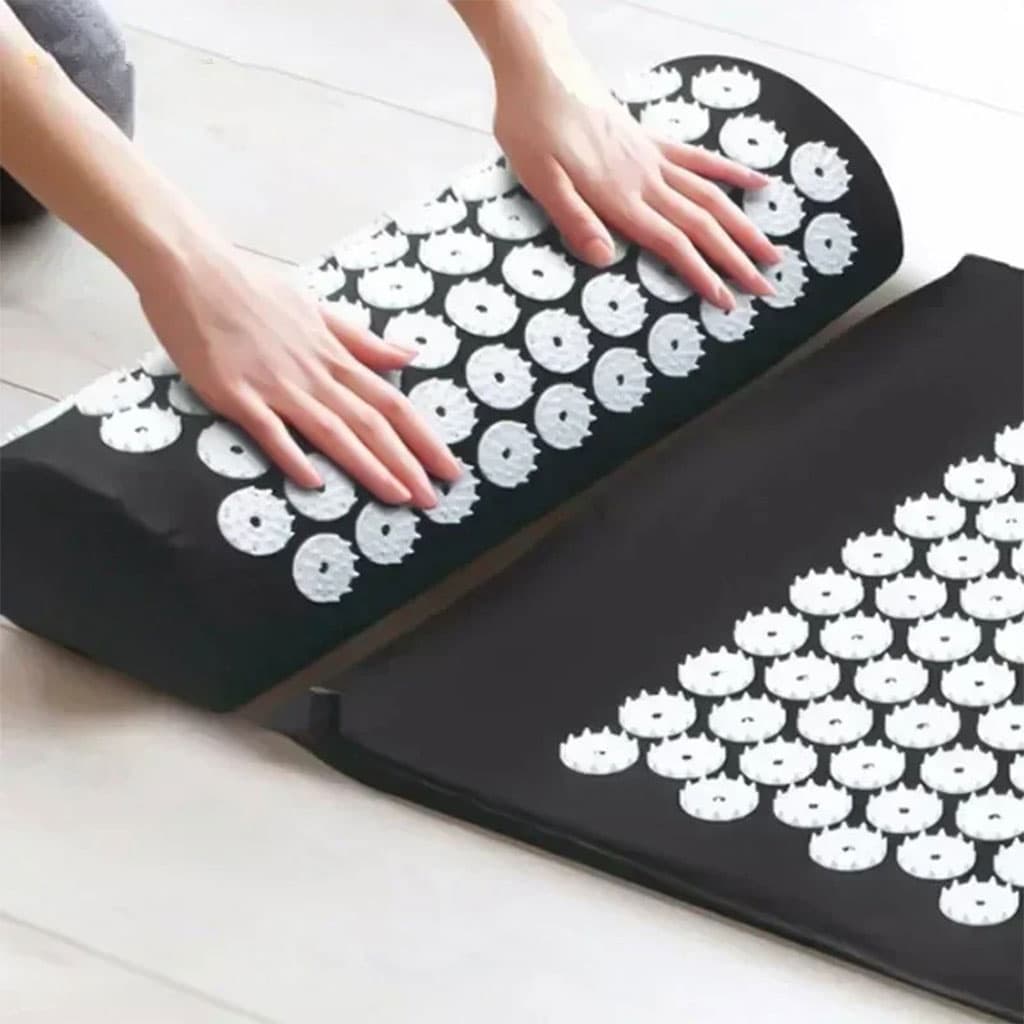 Coussin et Tapis Massage en Polymère d’acupression avec Sac de Rangement – بساط تدليك مع وسادة وحقيبة متنقلة - Sport - صورة 2