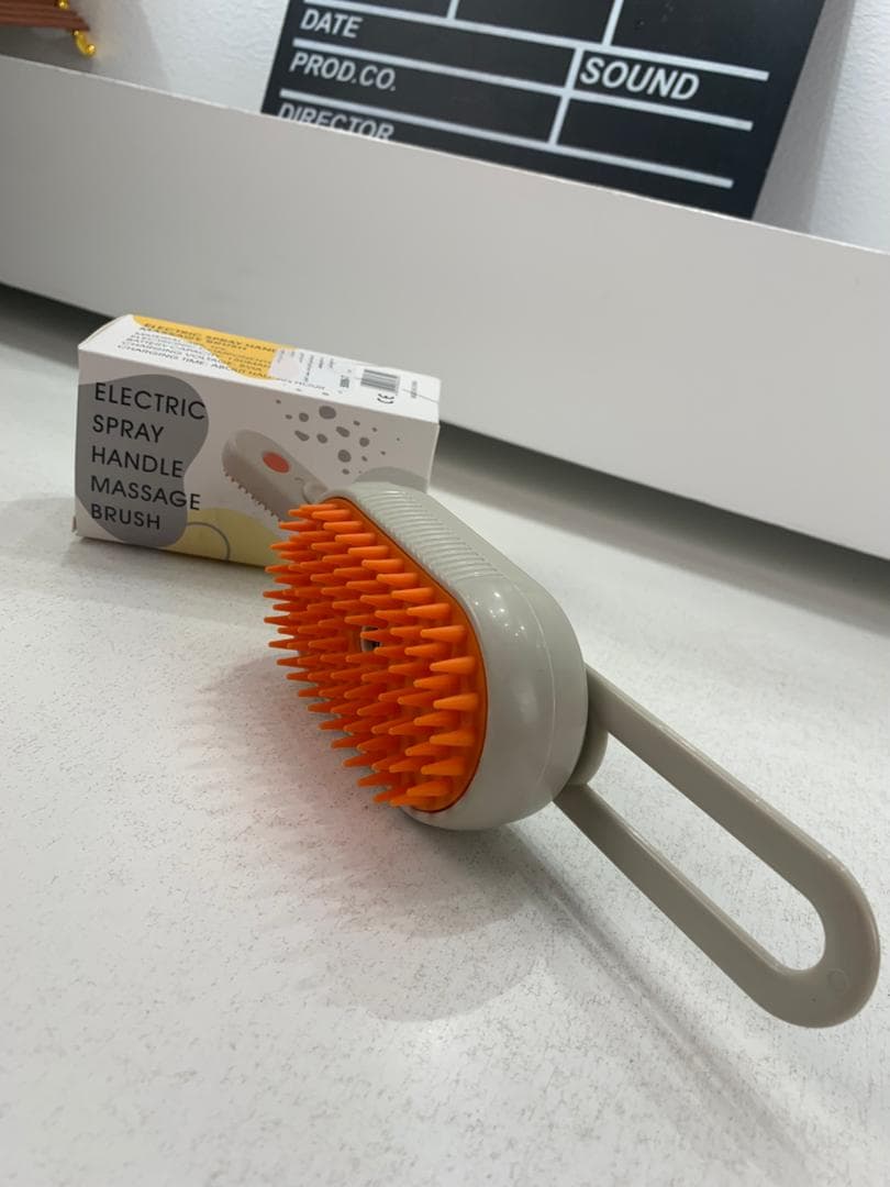 Brosse à vapeur pour chat autonettoyante 3en1 – فرشة تنظيف القطط - Électronique - صورة حقيقية 7