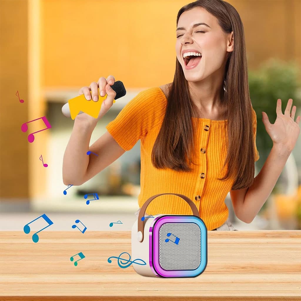 Pack Smart Watch et Haut Parleur Karaoké avec deux microphone – عرض خاص مكبر صوت كاريوكي مع ساعة ذكية - Électronique - صورة 3