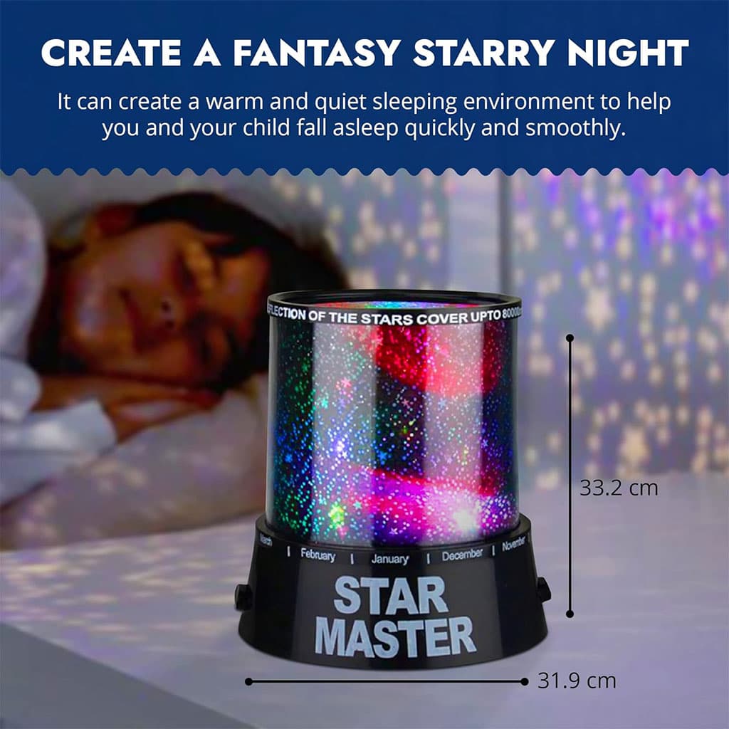 Star Master Veilleuse Galaxy et Projecteur d’étoiles – جهاز عرض النجوم - Électronique - صورة 5