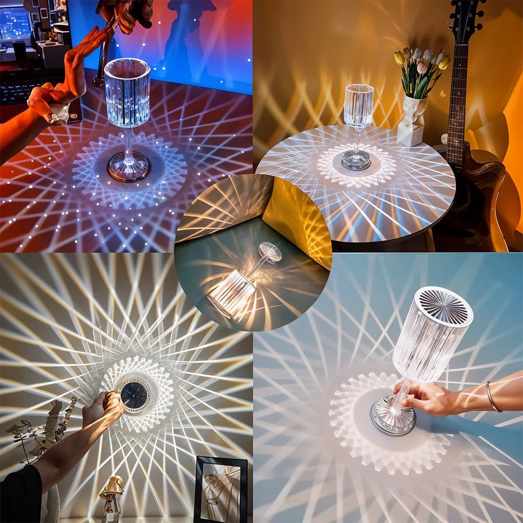 Lampe Cristal LED avec Haut-Parleur Bluetooth – مكبر صوت ومصباح كريستالي - Électronique - صورة 2