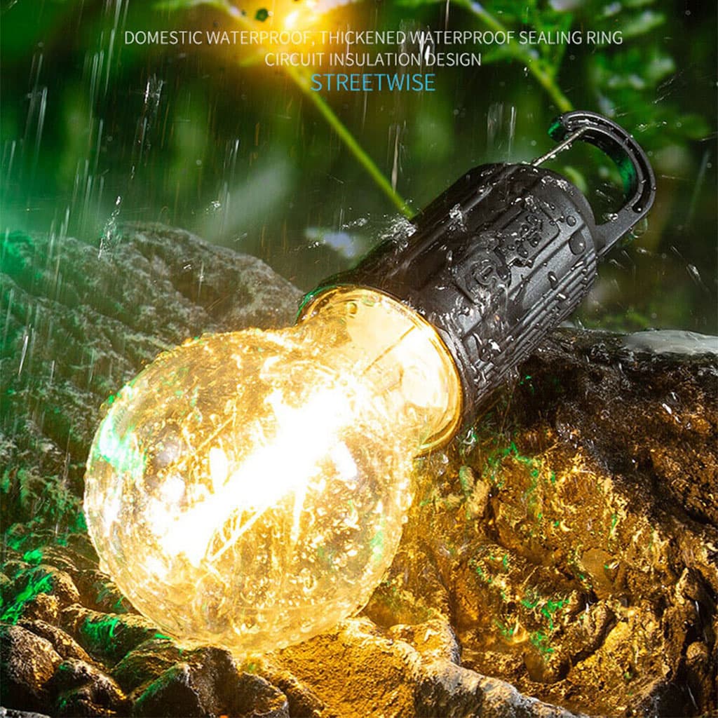 Lampe de Camping Solaire étanche et Rechargeable 3 modes d’éclairage T01-B – مصباح محمول بالطاقة الشمسية - Camping et Randonnée - صورة 4