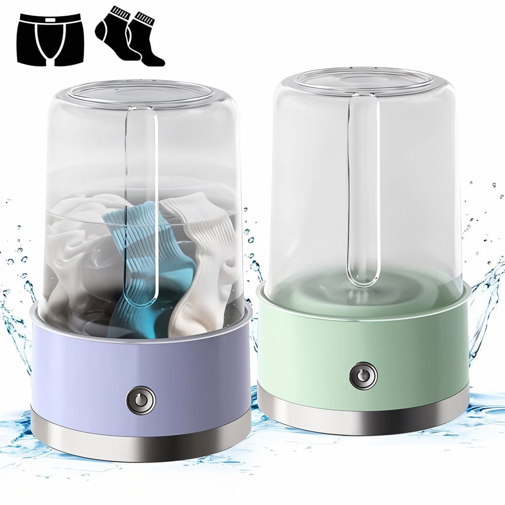 Mini-machine à laver portable rechargeable pour sous-vêtements – غسالة ملابس داخلية محمولة - Électronique - صورة 1
