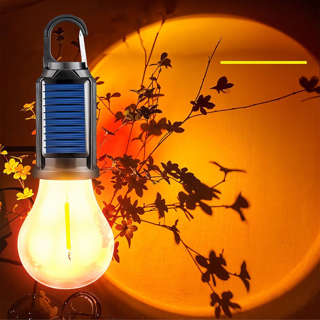 Pack X2 Lampe de Camping Solaire étanche et Rechargeable 3 modes d’éclairage T01-B – مصباح محمول بالطاقة الشمسية - Électronique - صورة 6