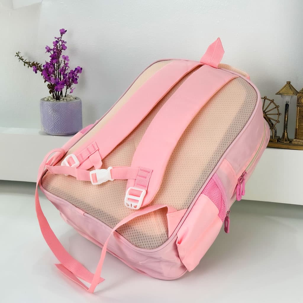Sac à Dos pour Enfants avec Trousse Assortie 2504 Rose – حقيبة ظهر مدرسية للأطفال مع مقلمة وردي - Sac à dos et Mode - صورة 3