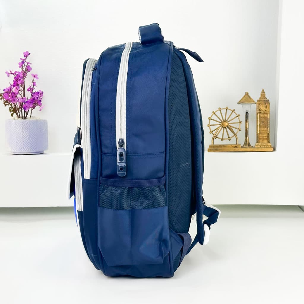Sac à Dos pour Enfants avec Trousse Assortie 2504 Bleu Nuit – حقيبة ظهر مدرسية للأطفال مع مقلمة أزرق غامق - Sac à dos et Mode - صورة حقيقية 7