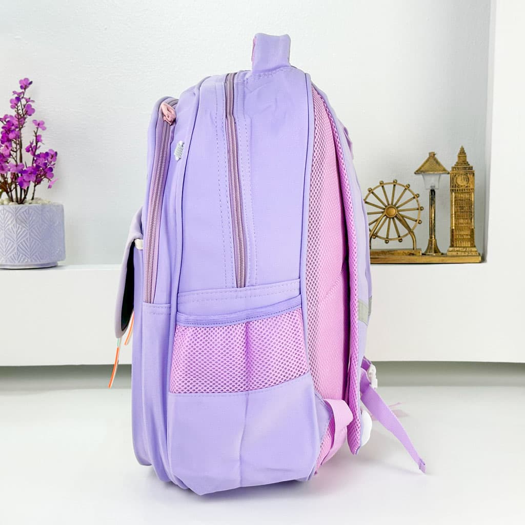 Sac à Dos pour Enfants avec Trousse Assortie KBAG Mauve – حقيبة ظهر مدرسية للأطفال مع مقلمة بنفسجي - Sac à dos et Mode - صورة حقيقية 7