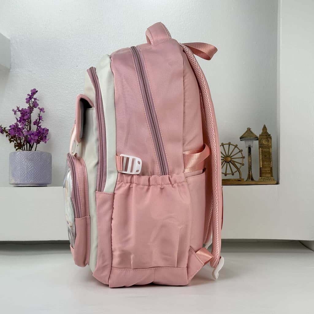 Sac à Dos Scolaire pour Enfants Style Kawaii BoShiKai Rose – حقيبة ظهر مدرسية للأطفال وردي - Sac à dos et Mode - صورة حقيقية 7