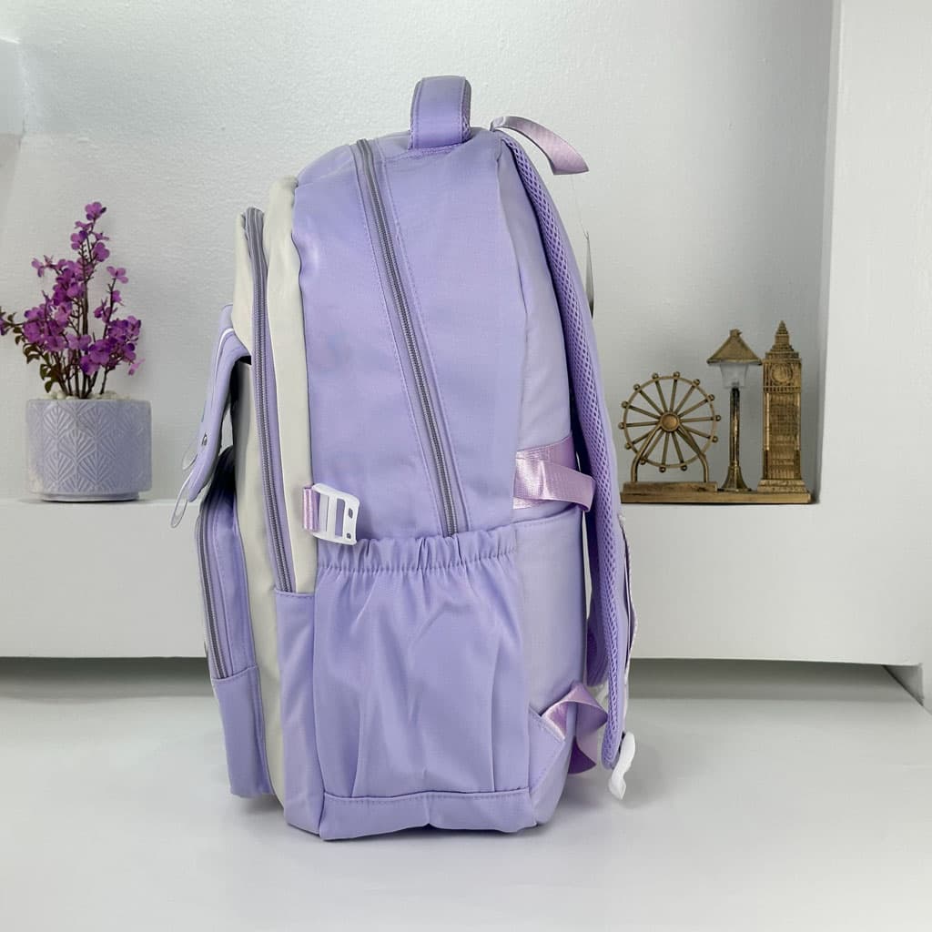 Sac à Dos Scolaire pour Enfants Style Kawaii BoShiKai Mauve – حقيبة ظهر مدرسية للأطفال بنفسجي - Sac à dos et Mode - صورة حقيقية 6