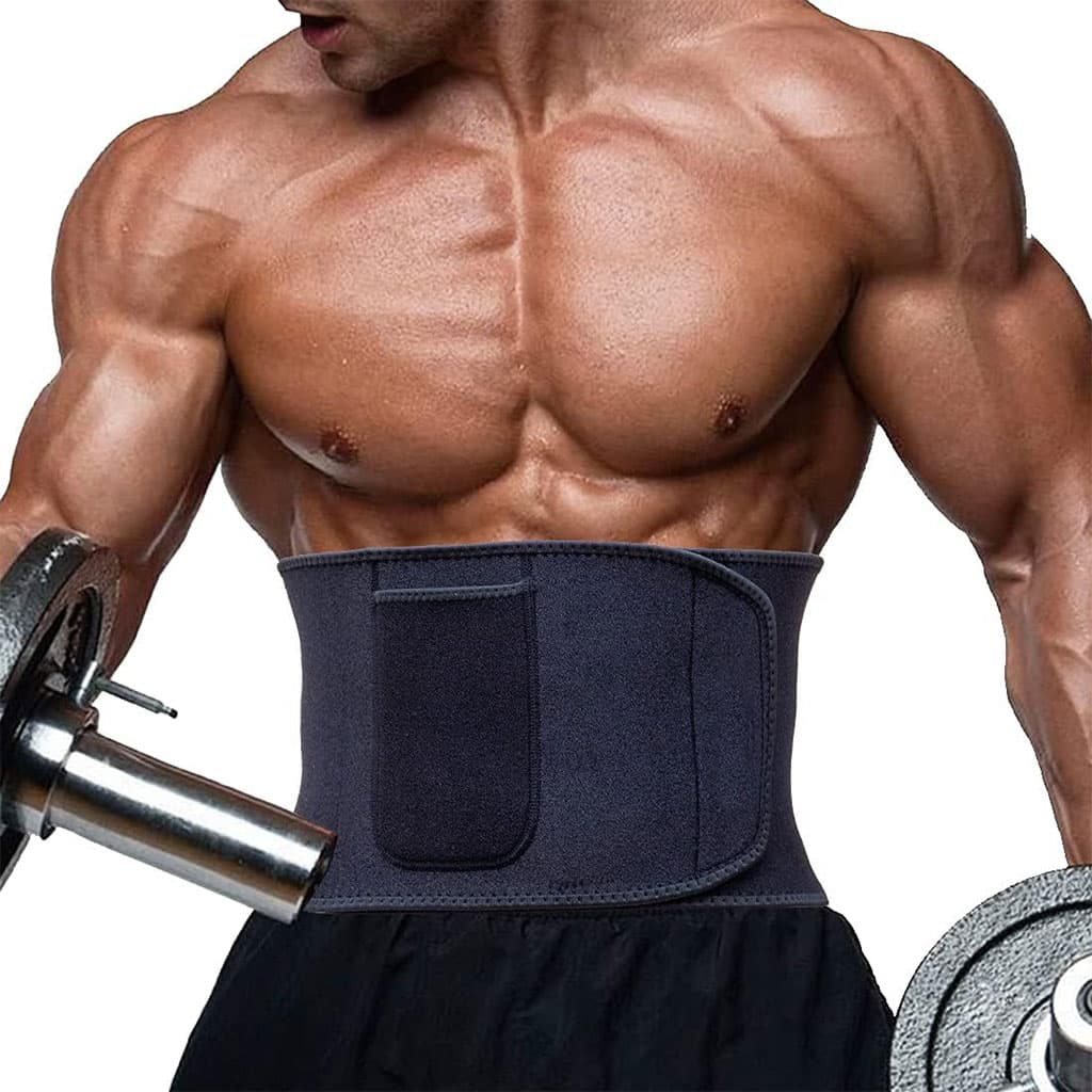 Ceinture de sudation pour Homme et Femme avec Poche Extérieure – حزام تنحيف - Sport - صورة 6