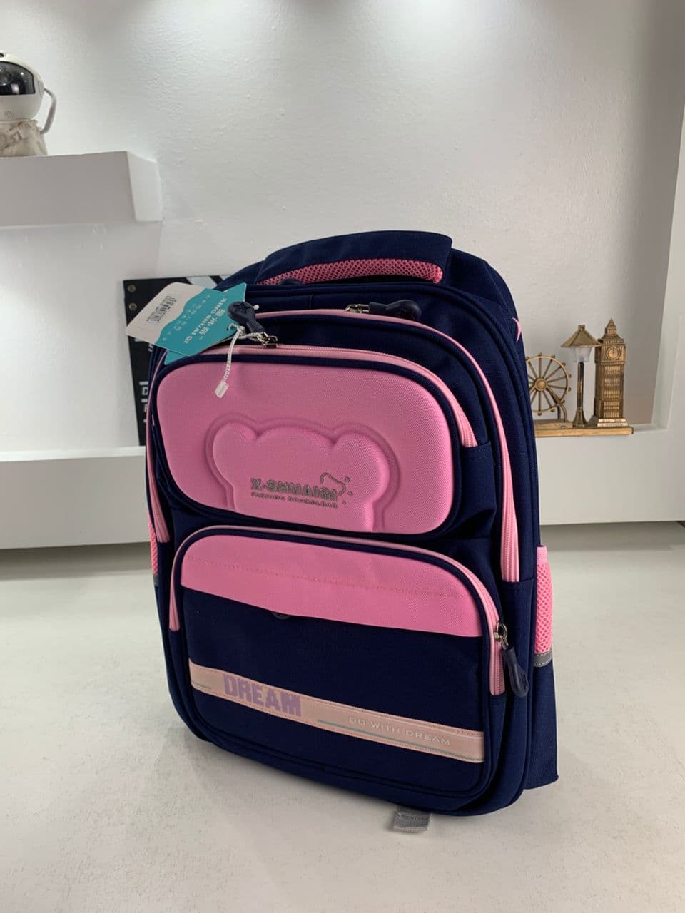 Sac à Dos Scolaire Orthopédique pour Enfants X-SHUAIQI Rose et Bleu – محفظة مدرسية للأطفال وردي وأزرق - Sac à dos et Mode - صورة حقيقية 4