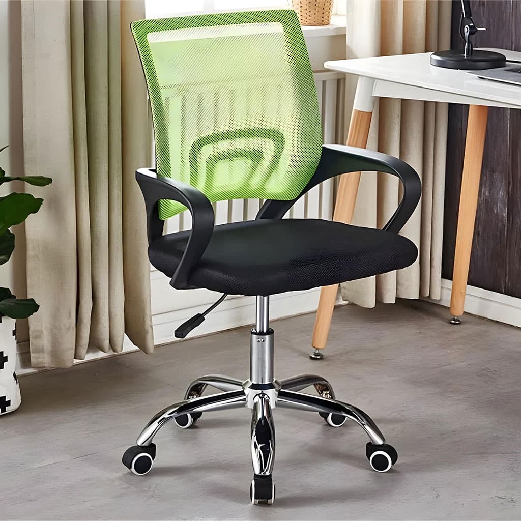 Chaise de Bureau Ergonomique avec Support Lombaire Vert – كرسي مكتب مريح مع دعامة للظهر - Divers - صورة 1