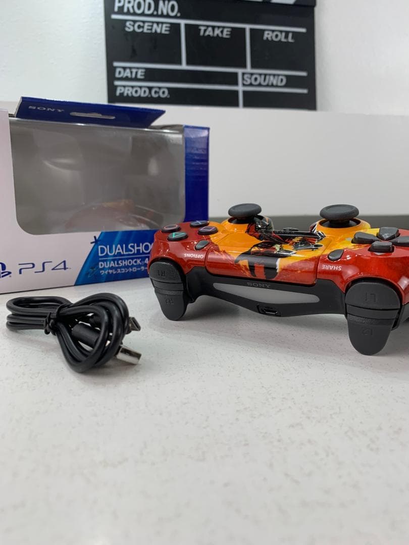 SONY DualShock Manette PS4 Sans Fil, Batterie Rechargeable (High Copy) – Edition Read Dead Redemption 2 - Jouet & Gaming - صورة حقيقية 6