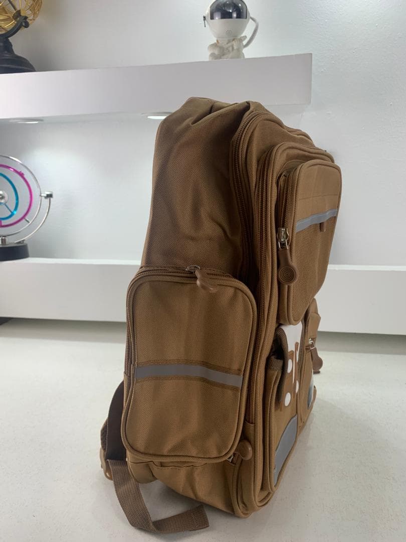 Sac à Dos Enfant pour École primaire de Haute Qualité Marron – حقيبة ظهر مدرسية للأطفال بني - Sac à dos et Mode - صورة حقيقية 6