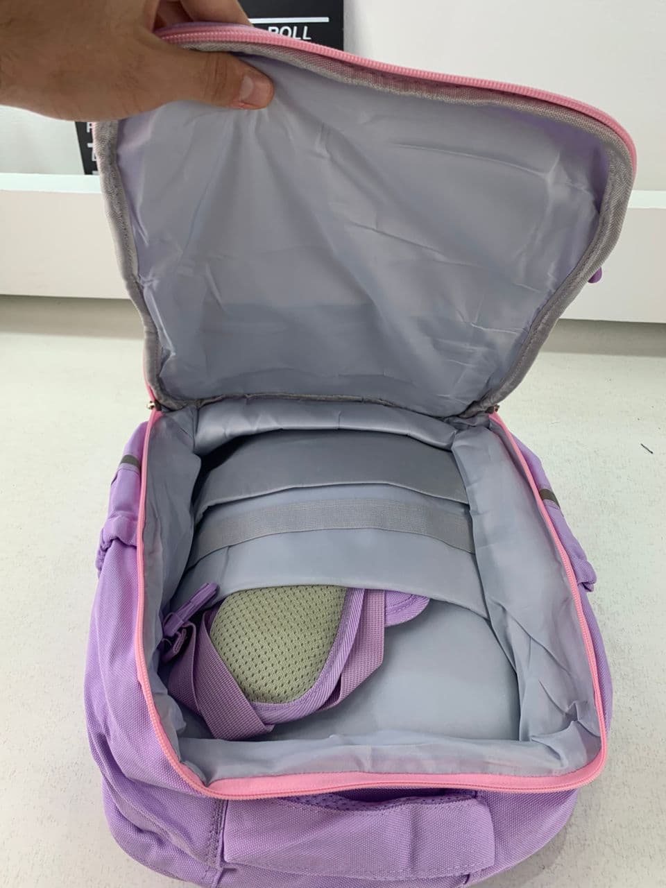 Sac à Dos Scolaire Orthopédique pour Enfants Xiao Wang Ya Mauve – محفظة مدرسية للأطفال بنفسجي - Sac à dos et Mode - صورة حقيقية 7