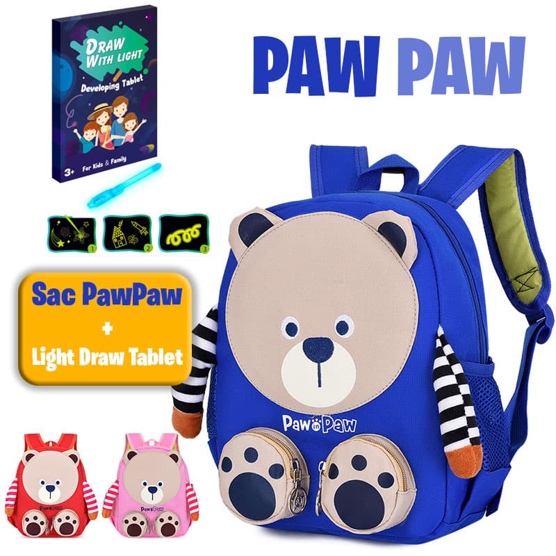 PACK Sac à dos Mignon PAW PAW + PLANCHE A DESSIN LUMINIEUSE هدية - Sac à dos et Mode - صورة 1