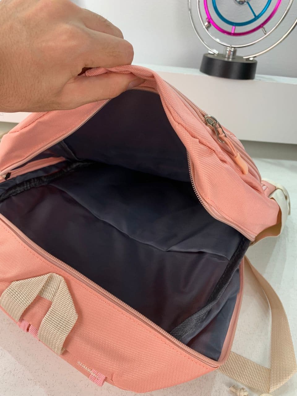 Ensemble de sacs d’école Kawai pour adolescents 5Pcs YISIYUAN Rose – محفظة 5 قطع كاواي وردي - Sac à dos et Mode - صورة حقيقية 6