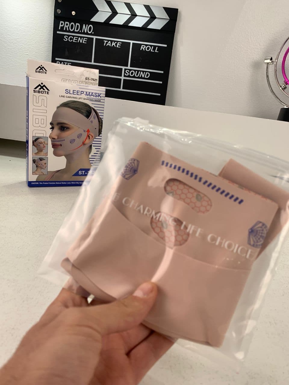 SIBOTE Masque de Lifting Facial Anti-Relâchement pour Visage et Menton – قناع شد الوجه - Soins et Beauté - صورة حقيقية 7