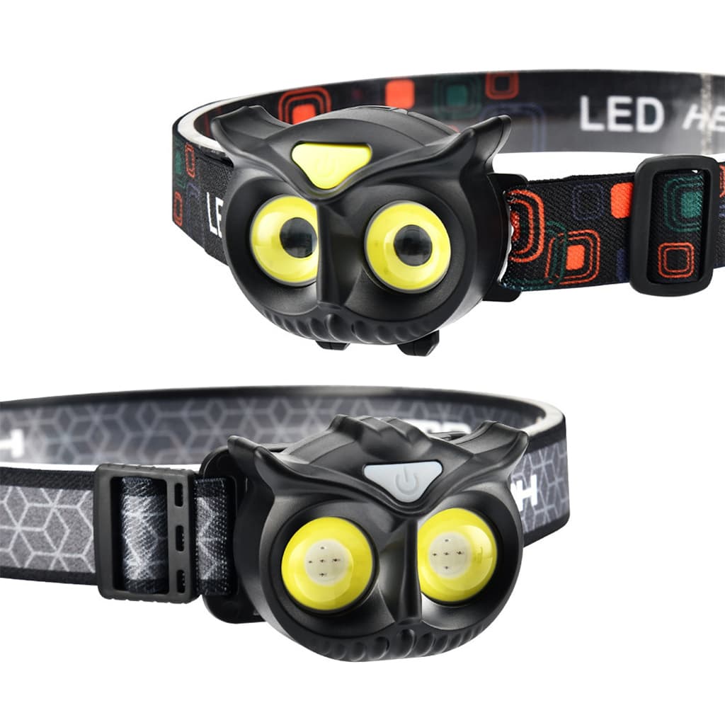 Lampe frontale à LED en Forme de Hibou WT209 – مصباح رأس على شكل بومة - Camping et Randonnée - صورة 2