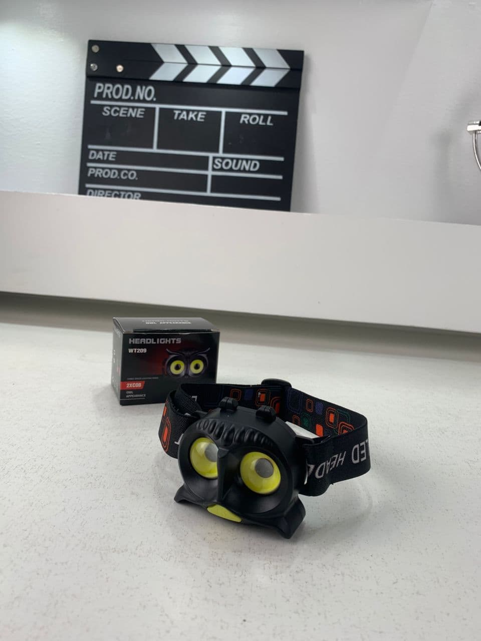 Lampe frontale à LED en Forme de Hibou WT209 – مصباح رأس على شكل بومة - Camping et Randonnée - صورة حقيقية 7