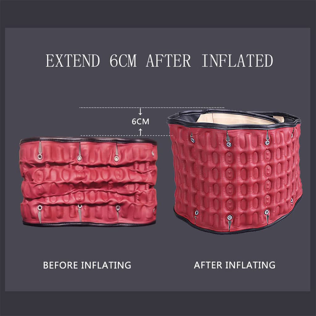 STARICARE Ceinture de décompression Gonflable avec 28 colonnes d’air et pompe- حزام شد الظهر قابل للنفخ - Soins et Beauté - صورة 5