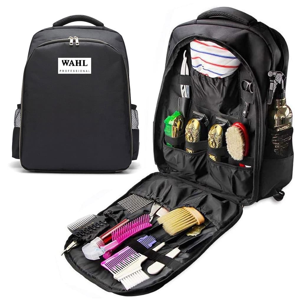 Sac à dos Coiffeur WAHL avec des Support pour Tondeuses et Outils Professionnels – حقيبة اغراض الحلاق - Divers - صورة 1