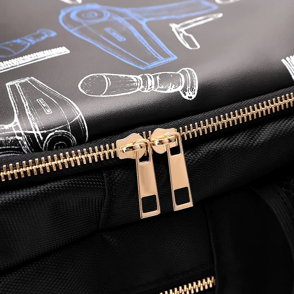 Sac à dos Coiffeur avec des Support pour Tondeuses et Outils Professionnels – حقيبة اغراض الحلاق - Divers - صورة 6