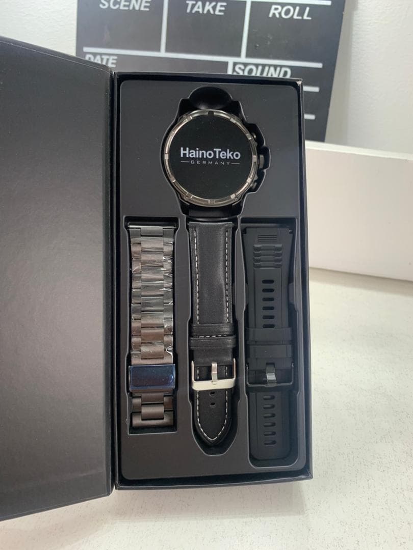 Smart Watch Haino Teko RW-60 MAX avec Lampe Torche et 3 Bracelets – ساعة ذكية أصلية - Électronique - صورة حقيقية 8