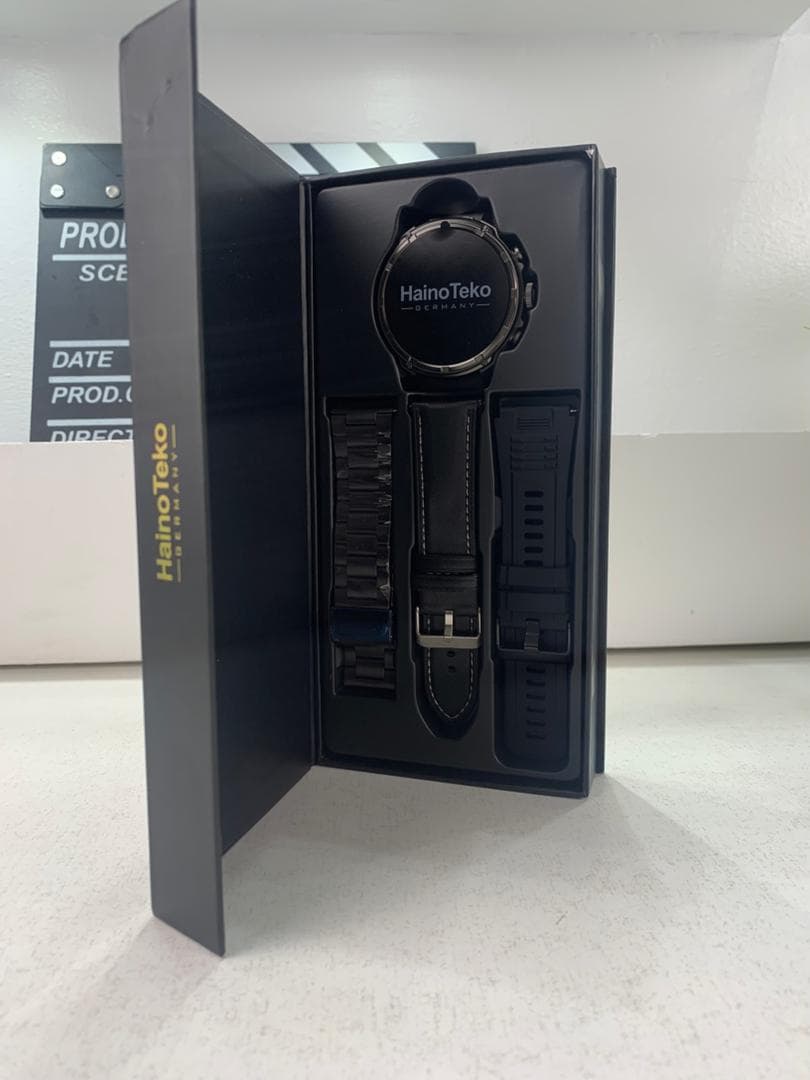 Smart Watch Haino Teko RW-60 MAX avec Lampe Torche et 3 Bracelets – ساعة ذكية أصلية - Électronique - صورة حقيقية 9