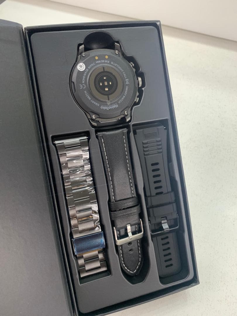 Smart Watch Haino Teko RW-60 MAX avec Lampe Torche et 3 Bracelets – ساعة ذكية أصلية - Électronique - صورة حقيقية 10