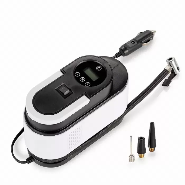 Compresseur d’Air Portable 12V 150 PSI Câble 2,8 m avec Éclairage LED – جهاز نفخ العجلات للسيارة - Accessoires Auto/Moto - صورة 6