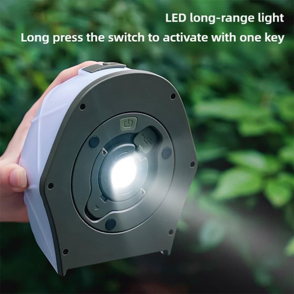Guirlande lumineuse LED en forme de tente portable rechargeable pour camping – مصباح تخييم على شكل خيمة - Camping et Randonnée - صورة 4