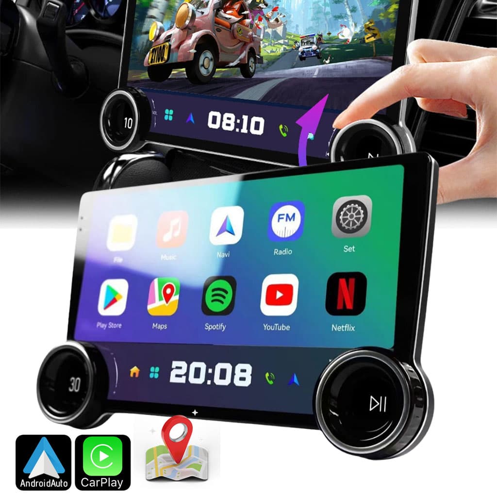 Diamond 2K Écran de voiture Android de 10,1 pouces compatible Apple CarPlay Android Auto – شاشة ذكية للسيارة - Accessoires Auto/Moto - صورة 1