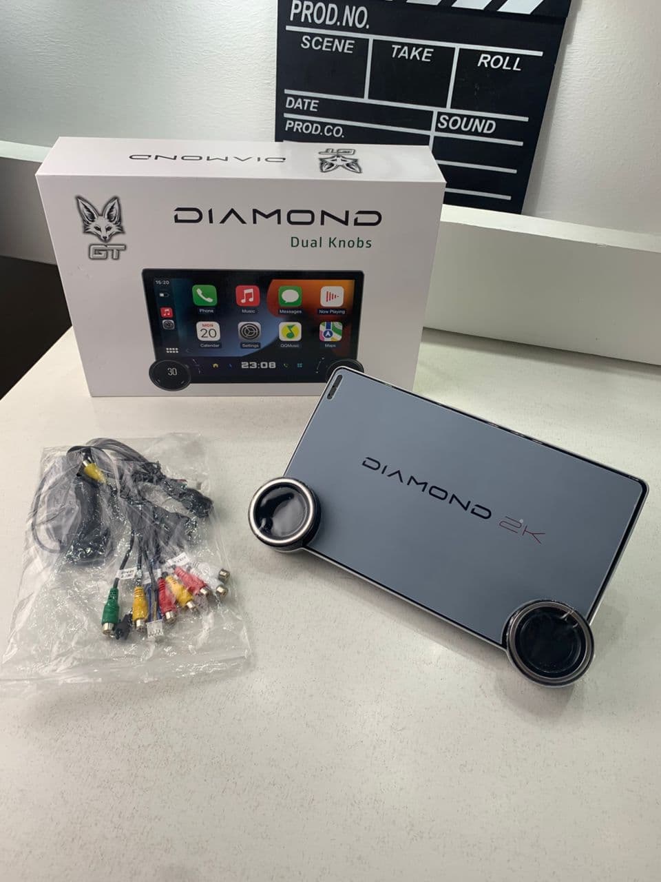 Diamond 2K Écran de voiture Android de 10,1 pouces compatible Apple CarPlay Android Auto – شاشة ذكية للسيارة - Accessoires Auto/Moto - صورة حقيقية 8