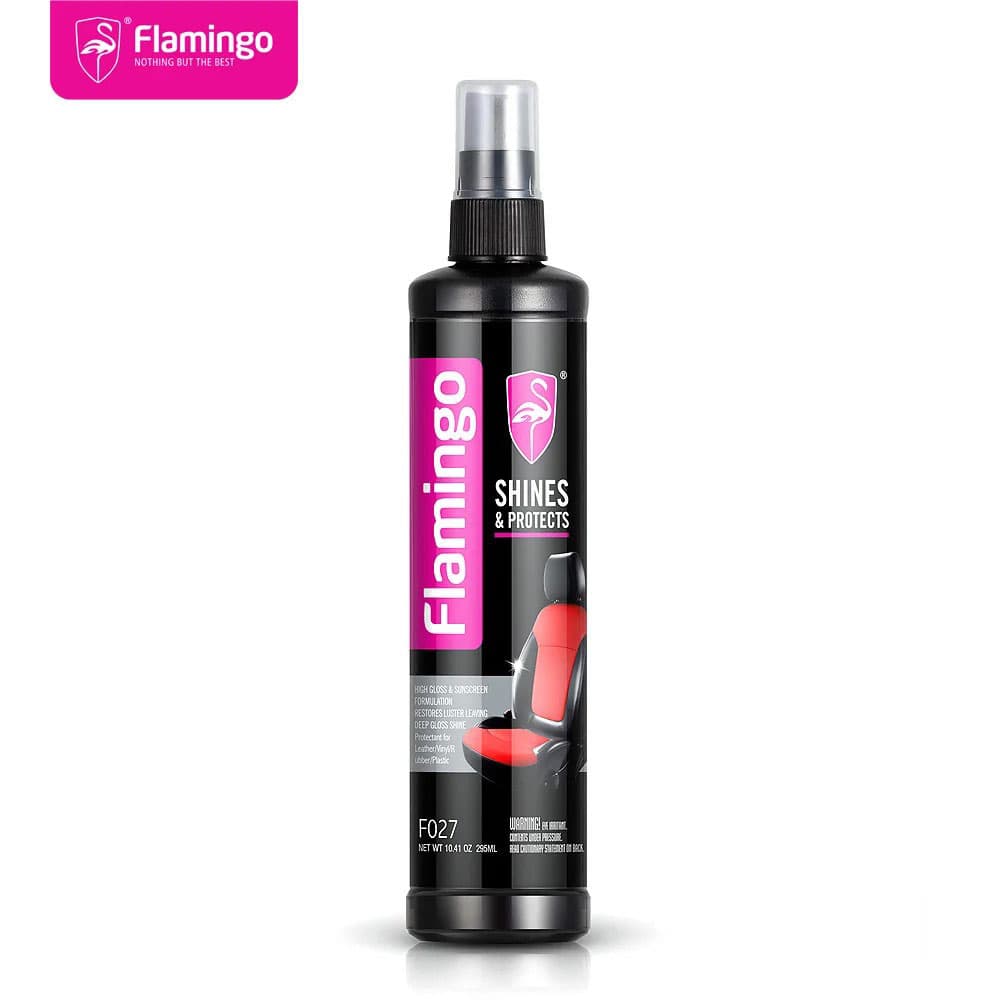 FLAMINGO Brillance ET Protection Intérieure pour Voitures 295 ml – منظف مقاعد الجلدية للسيارات - Accessoires Auto/Moto - صورة 2