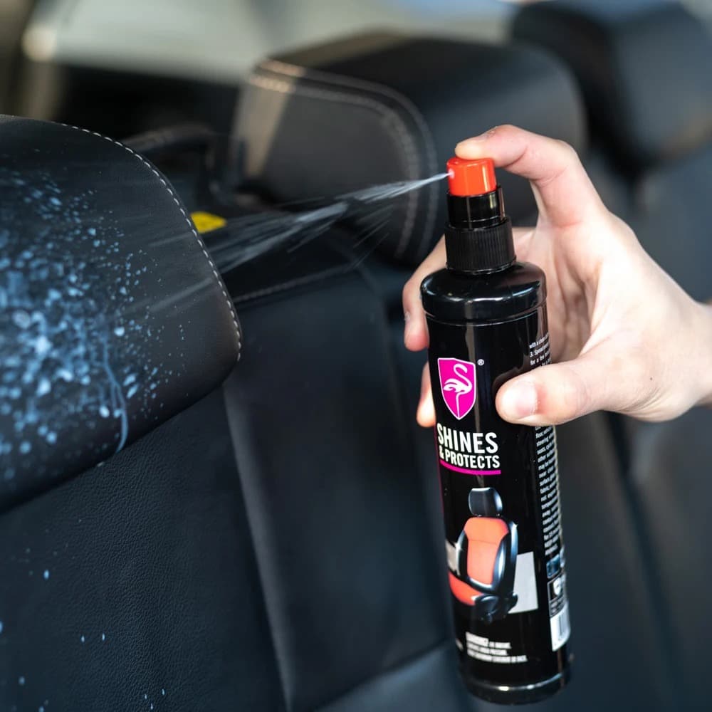 FLAMINGO Brillance ET Protection Intérieure pour Voitures 295 ml – منظف مقاعد الجلدية للسيارات - Accessoires Auto/Moto - صورة 3