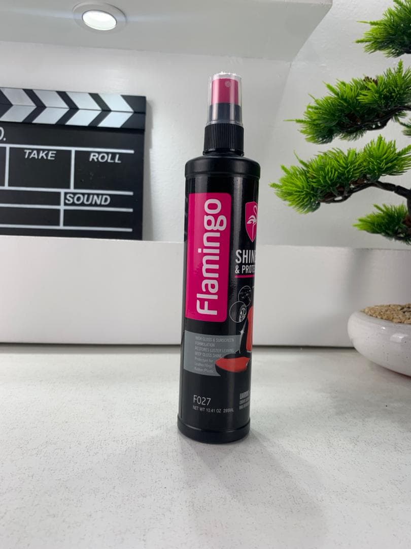 FLAMINGO Brillance ET Protection Intérieure pour Voitures 295 ml – منظف مقاعد الجلدية للسيارات - Accessoires Auto/Moto - صورة حقيقية 8