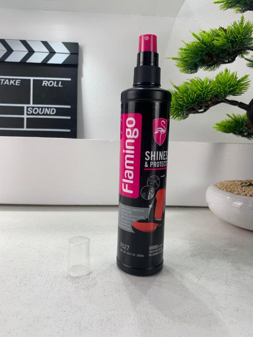 FLAMINGO Brillance ET Protection Intérieure pour Voitures 295 ml – منظف مقاعد الجلدية للسيارات - Accessoires Auto/Moto - صورة حقيقية 9