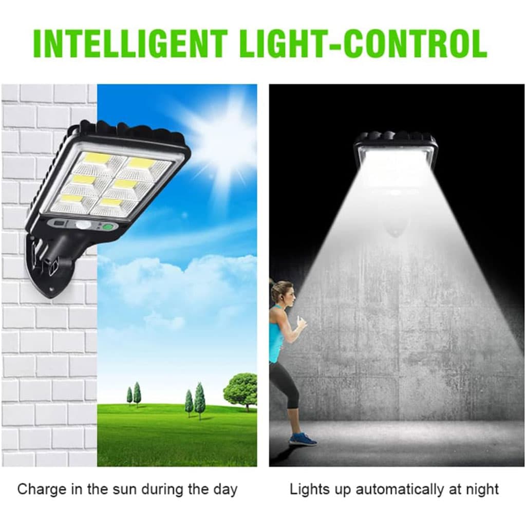 Lampadaires solaires à LED d’extérieur avec détecteur de mouvements – مصباح خارجي يعمل بالطاقة الشمسية - Électronique - صورة 2