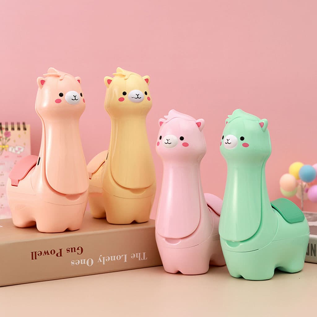 Lampe Veilleuse Lama Mignonne LED avec Porte-stylo – مصباح على شكل لاما لمكتب الأطفال - Électronique - صورة 2