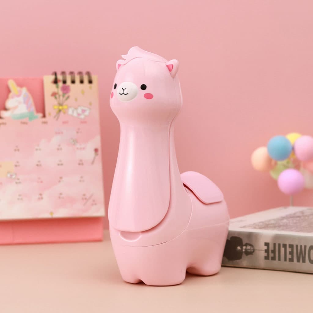 Lampe Veilleuse Lama Mignonne LED avec Porte-stylo – مصباح على شكل لاما لمكتب الأطفال - Électronique - صورة 4