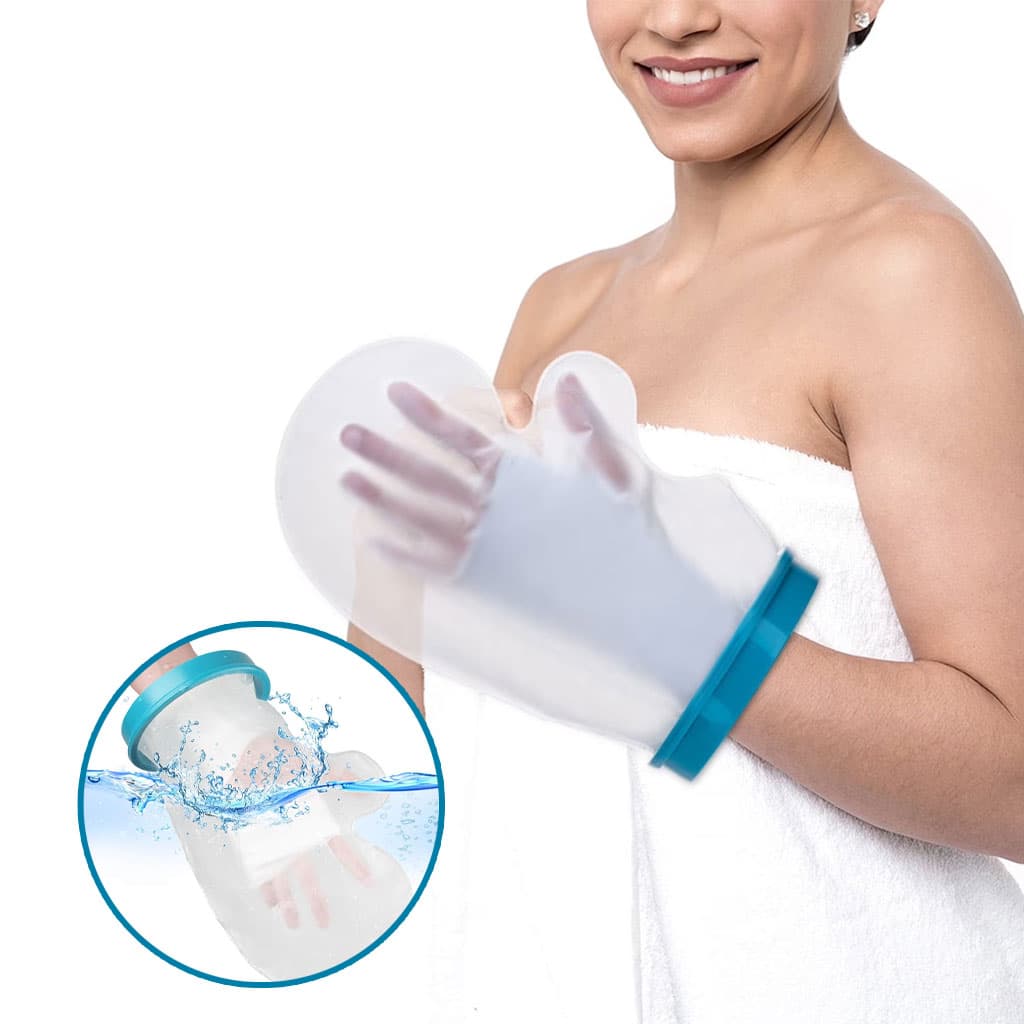 Housses de plâtre imperméables protège-poignet pour la douche et le bain – غطاء عازل للمياه لليد المكسولة - Divers - صورة 1