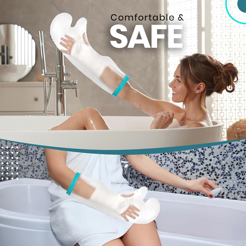 Protège-plâtre imperméable demi bras pour pour adulte – غطاء عازل للمياه لليد المكسولة - Divers - صورة 5