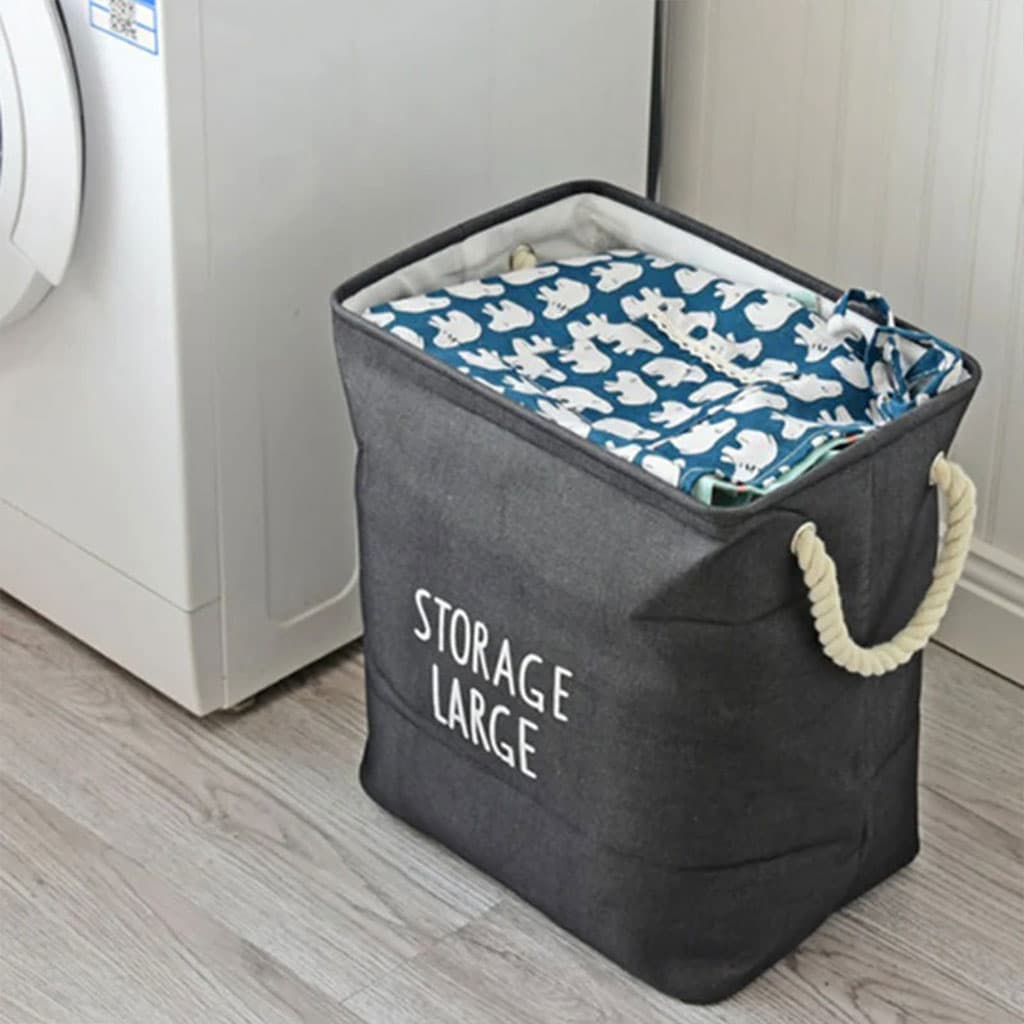 Panier à vêtements de grande capacité durable – سلة تجميع ملابس الغسيل - Maison - صورة 6
