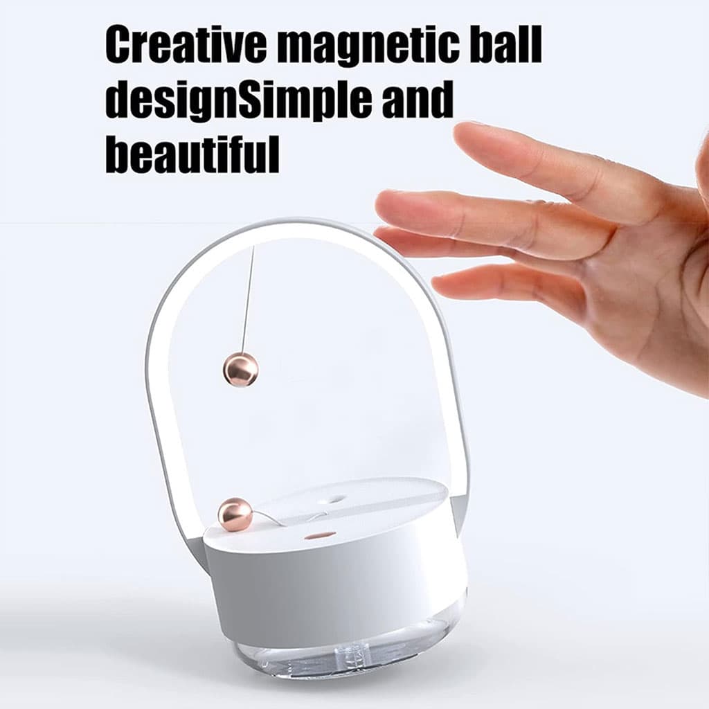 Humidificateur à brume de 350 ml portatifs avec veilleuse rechargeable USB – معطر جو مع مصباح 2في1 - Décoration - صورة 6
