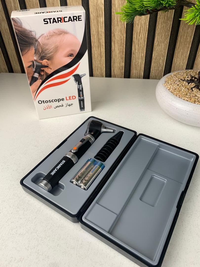 Otoscope 3X avec LED loupe de contrôle d’oreille portable avec 8 capuchons – جهاز فحص الأذن - Soins et Beauté - صورة حقيقية 8