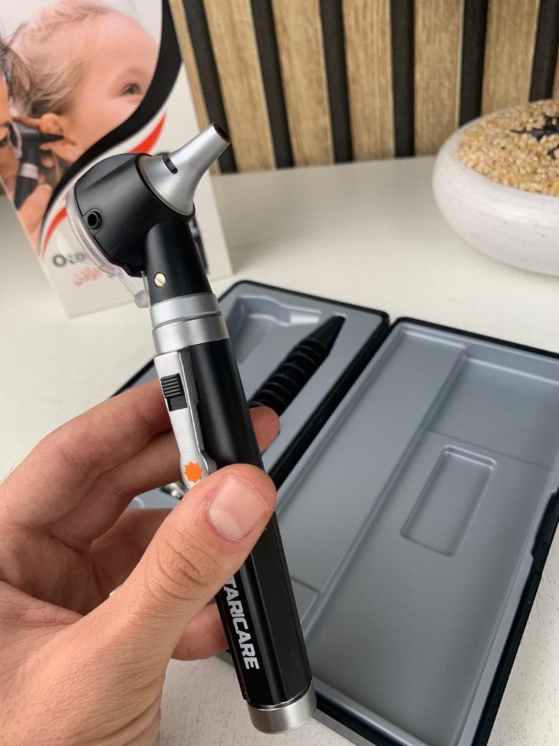 Otoscope 3X avec LED loupe de contrôle d’oreille portable avec 8 capuchons – جهاز فحص الأذن - Soins et Beauté - صورة حقيقية 9