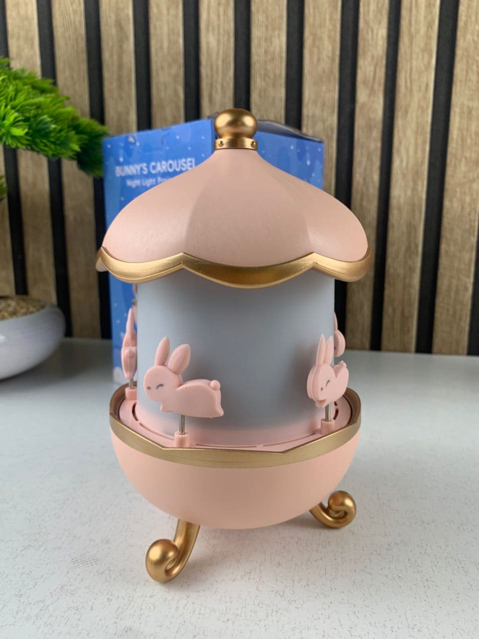 Projecteur ciel étoilé lapins rotation à 360° pour chambre d’enfants – جهاز تنويم الأطفال برسومات ملونة - Électronique - صورة حقيقية 9
