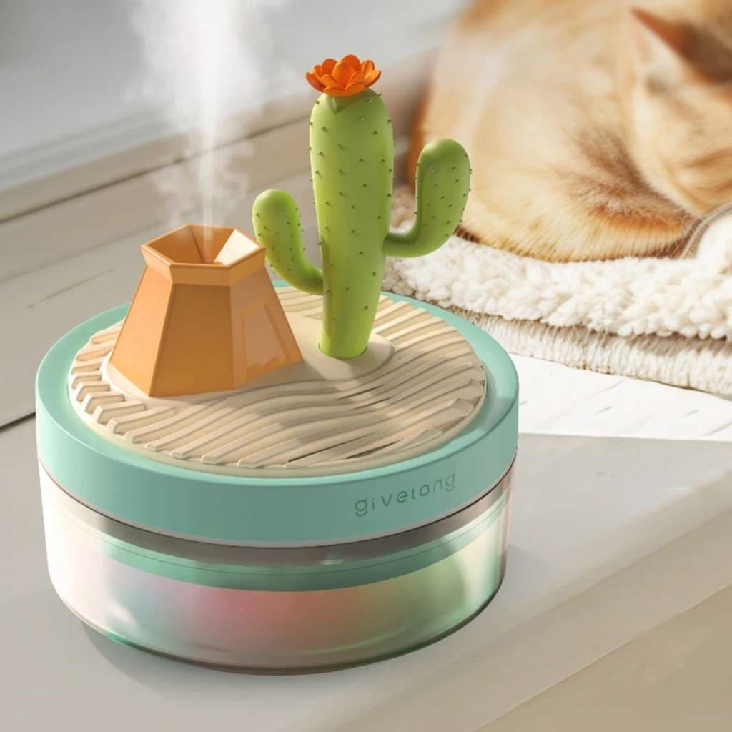 Humidificateur Portable avec Décoration de Paysage et Grand Réservoir de 320 ml – معطر جو محمول - Décoration - صورة 1