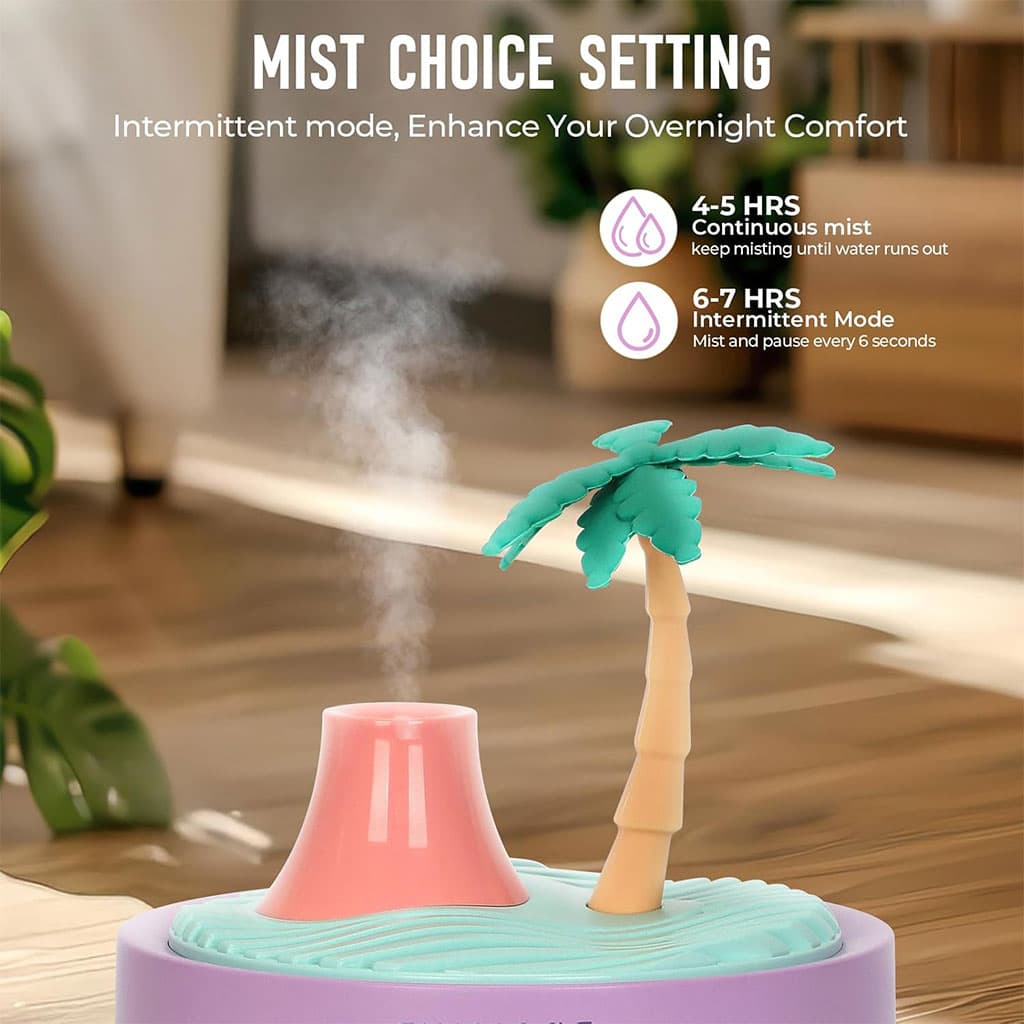 Humidificateur Portable avec Décoration de Paysage et Grand Réservoir de 320 ml – معطر جو محمول - Décoration - صورة 2